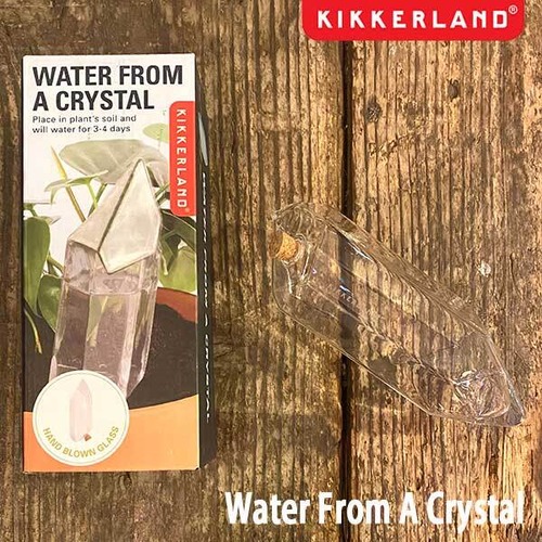 Water From A Crystal ウォーターフロムアクリスタル 植物の水やり 観葉植物 キッカーランド KIKKERLAND DETAIL