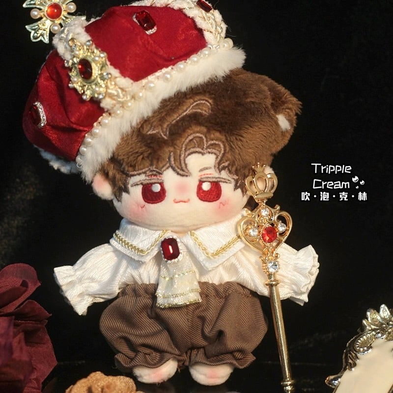 10cmぬい服】王様の戴冠式コーデ 着せ替えぬいぐるみ用 棉花娃娃お洋服