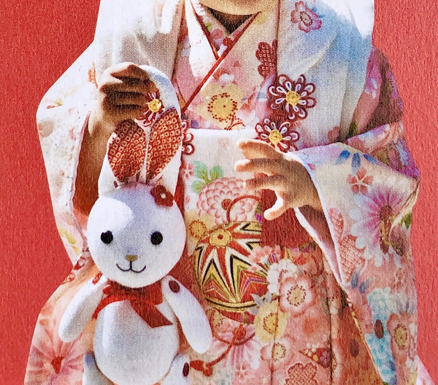 七五三 お子様用ぬいぐるみバッグ うさぎ 全3色 | 絞彩苑種田