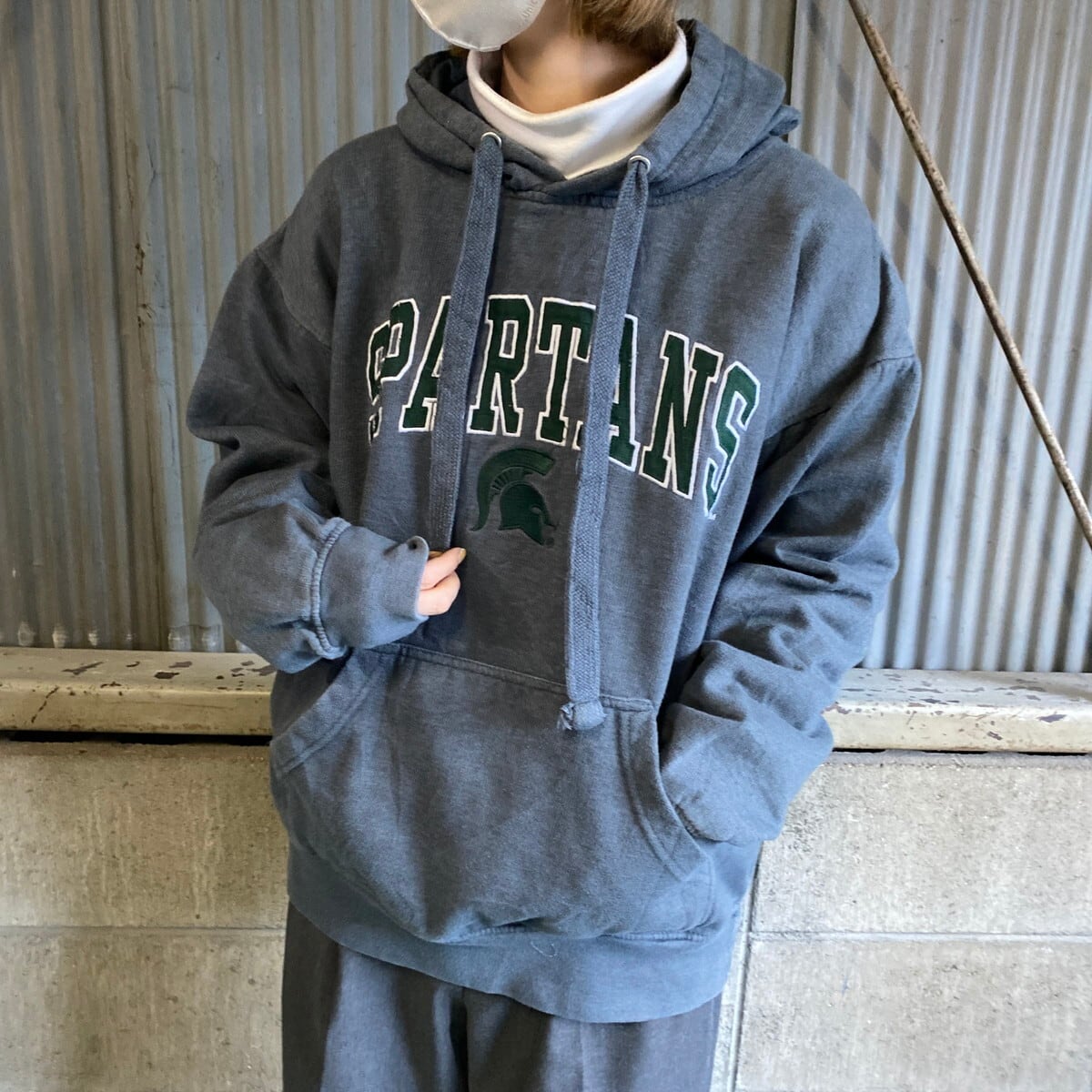 tsi sportswear カレッジチーム ロゴ プリント スウェットパーカー