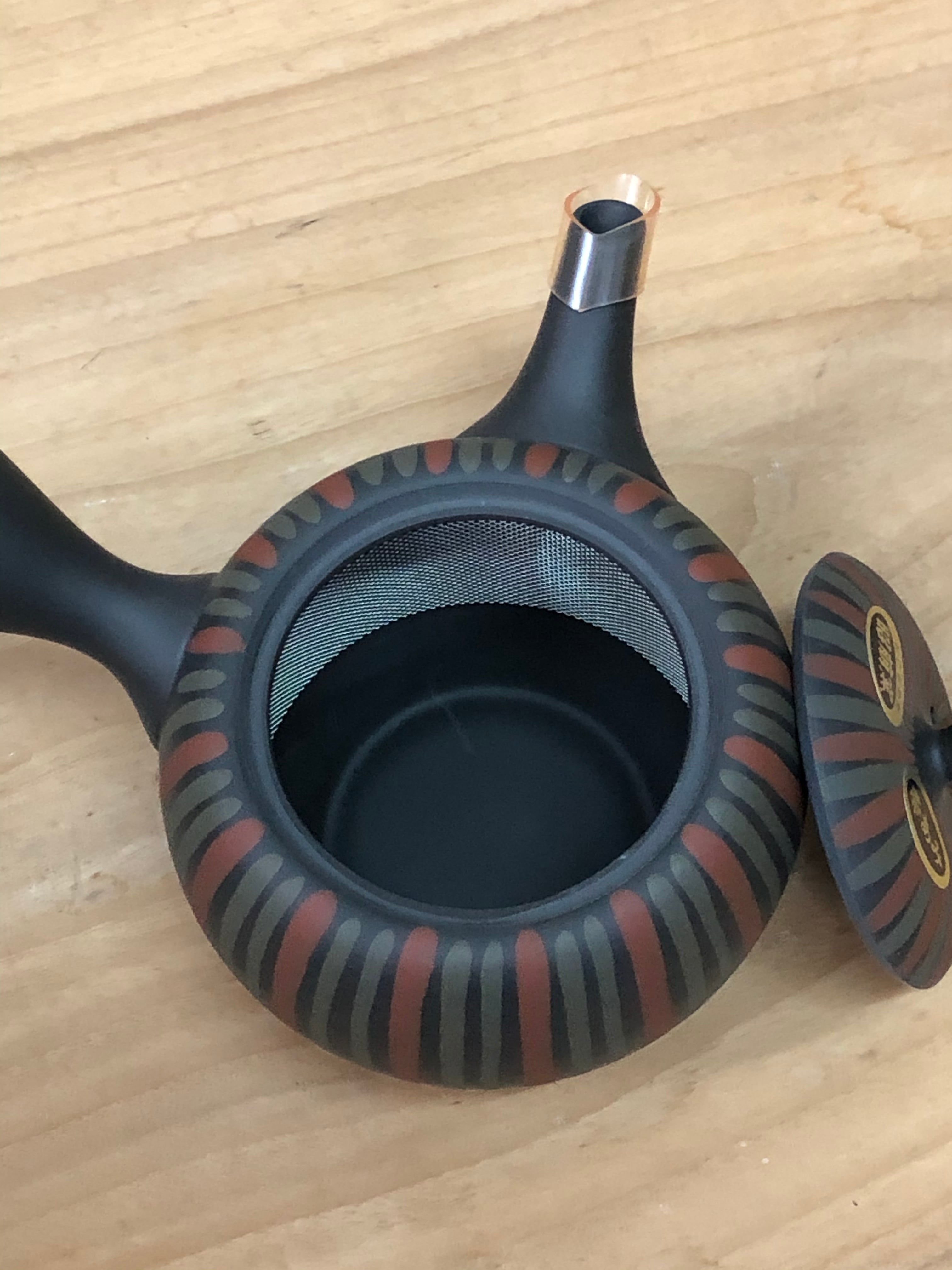 常滑焼 昭萠窯 十草 帯あみ急須 | 江崎商店