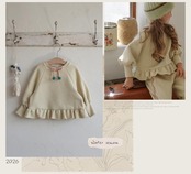 韓国子供服 / 26winter / puella FLO / エンナトレーナー / キッズ / 冬服 *90~140*