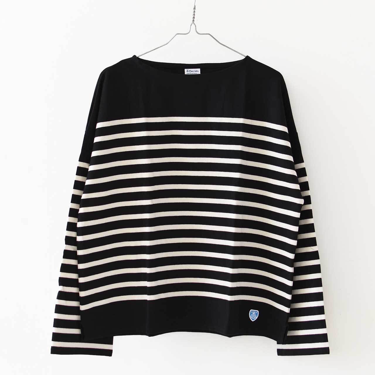 ORCIVAL ラッセルボートネックワイドセーラーTシャツ ORCIVAL [オーチバル・オーシバル] Rachel Boat Neck Wide Sailor T