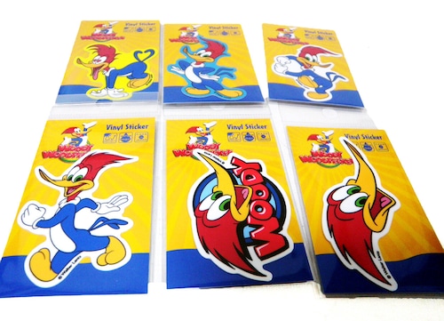 ウッドペッカーの小さなダイカットデカール【WOODPECKER DIE-CUT STICKER MINI】