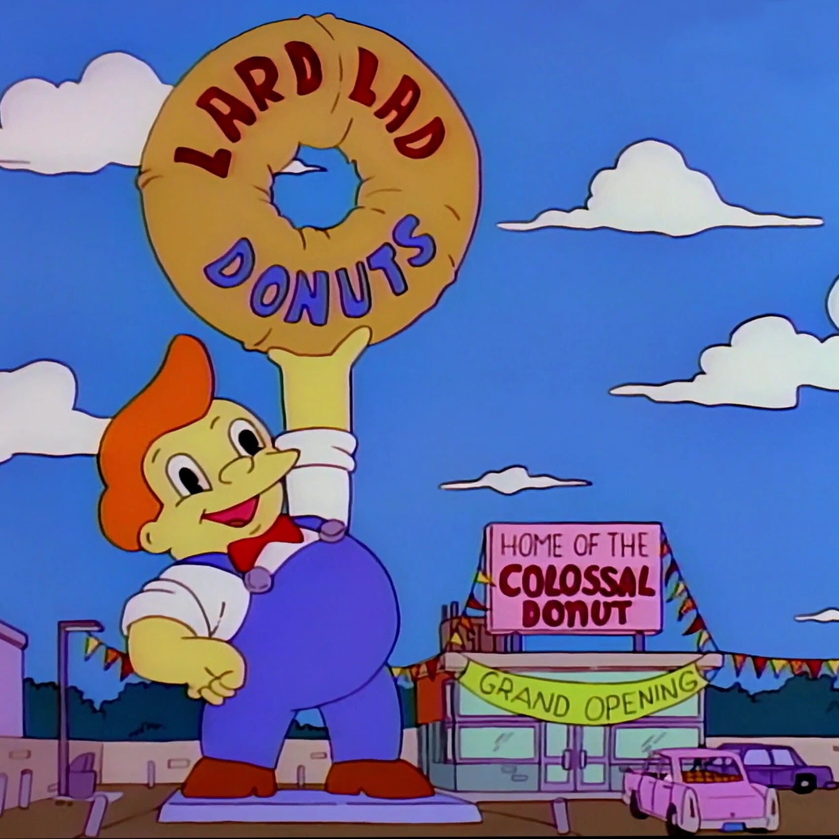 送料無料！ ★ピンズ PINS★ピンバッジ 【 The Simpsons ・ザ シンプソンズ   】ラード・ラッド・ドーナツ( Lard Lad Donuts )マスコットキャラ〚アメリカン雑貨 アメトイ〛