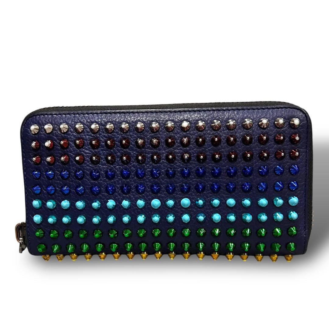 Christian Louboutin ルブタン スタッズ レインボー 長財布 | BRAND