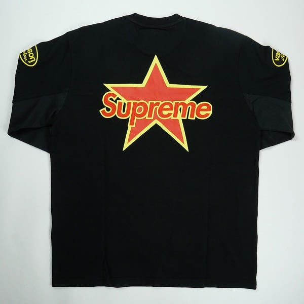 Size【S】 SUPREME シュプリーム ×Vanson Leathers 26SS L/S Top Black