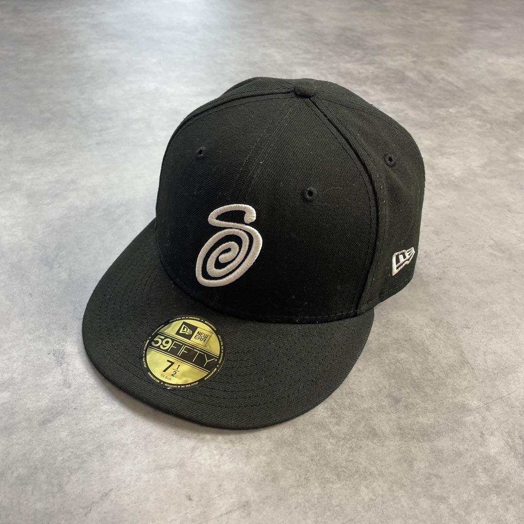 stussy CURLY S 59FIFTY NEW ERA CAP 2/1