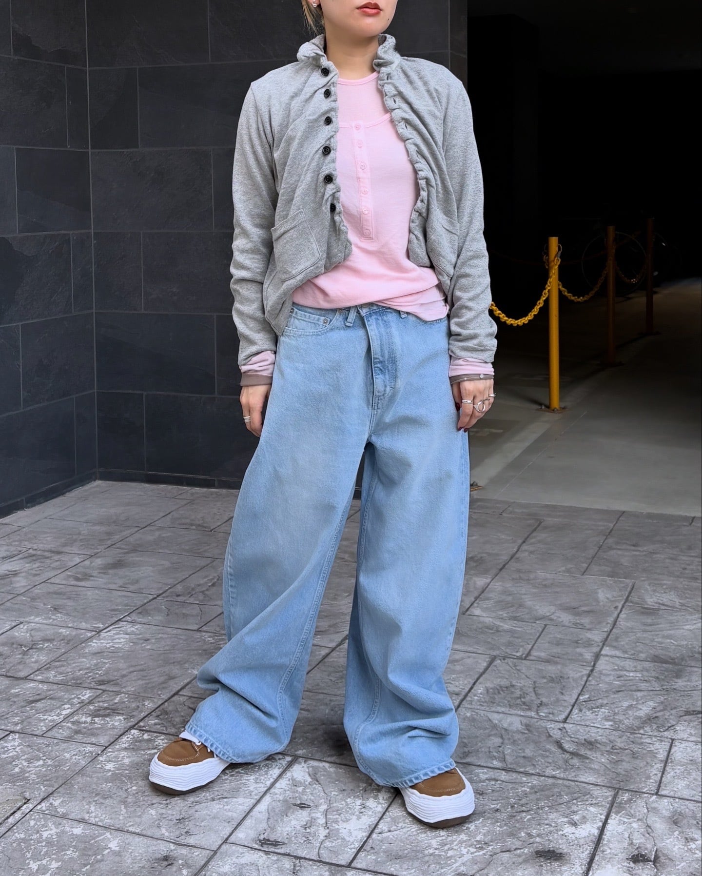 25AW】pillings ピリングス / UNDULATED CARDIGAN / カーディガン