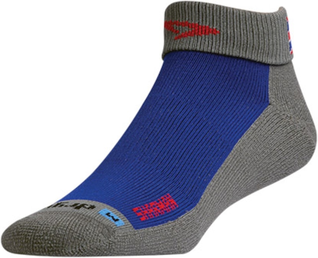 Sharman 1/4 Crew (Blue/Grey) Socks