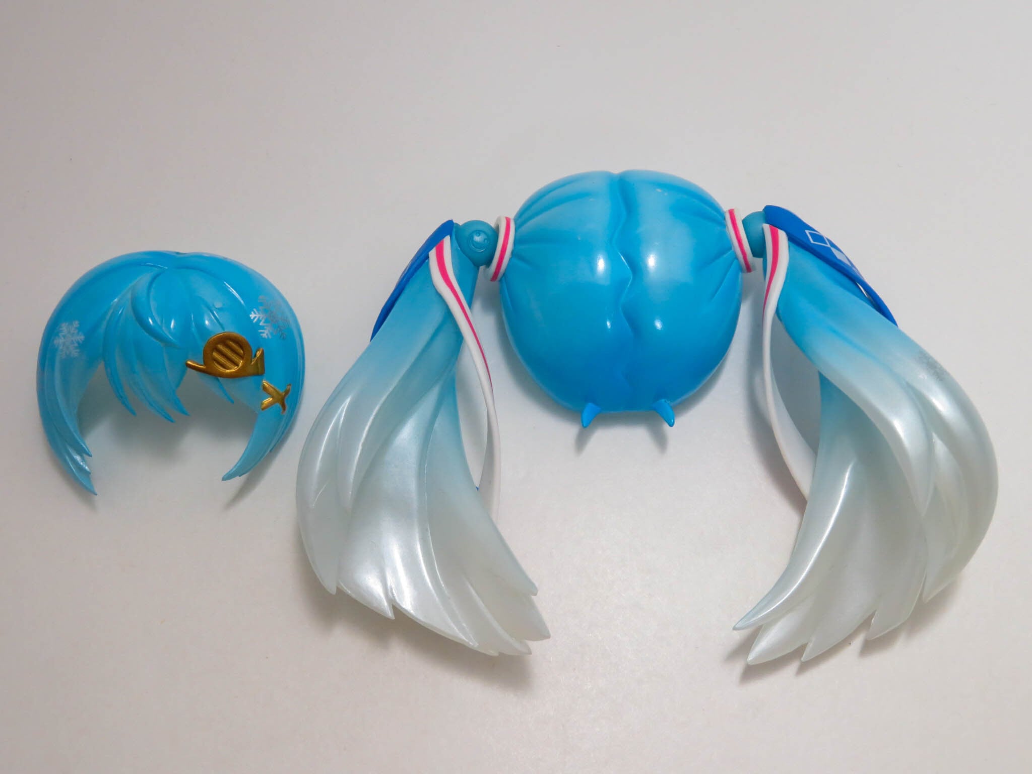 ※【SALE】(A−ランク)【1250】 雪ミク Snow Parade Ver. 髪パーツ ツインテール ねんどろいど