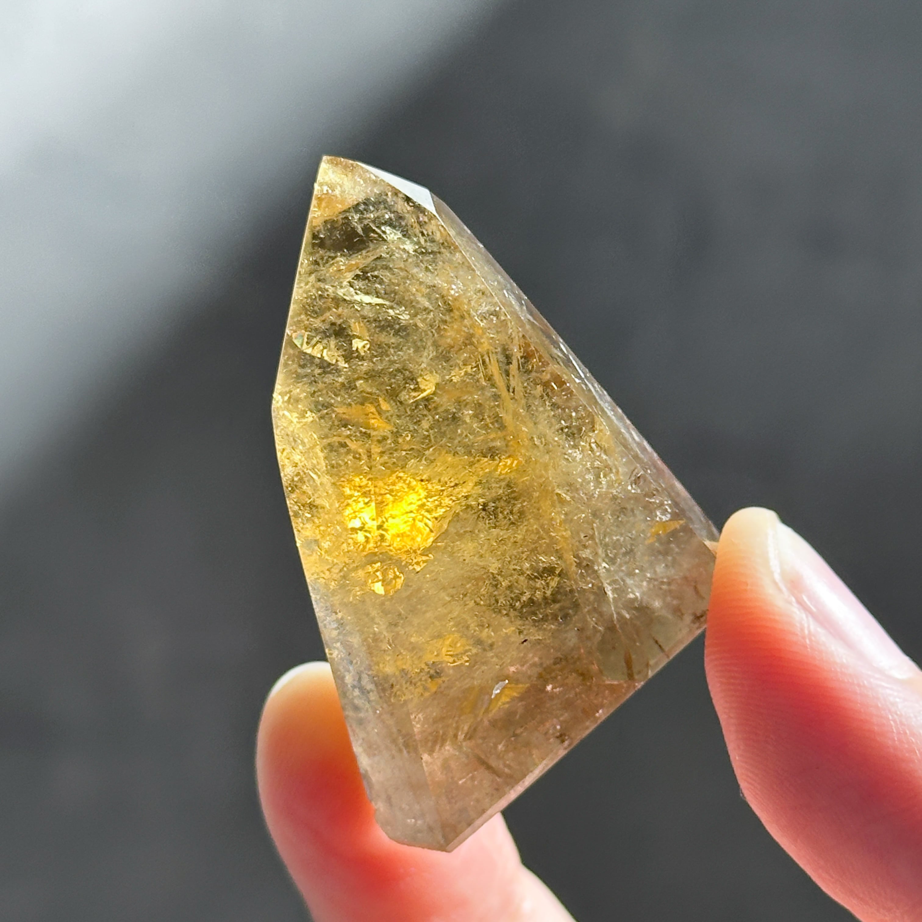 シトリン（黄水晶） フリーフォーム01◇ Citrine ◇ 天然石・鉱物