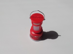 アラジンミニチュアフィギュアアウトドアセレクション①プチランタンスピーカー(レッド)