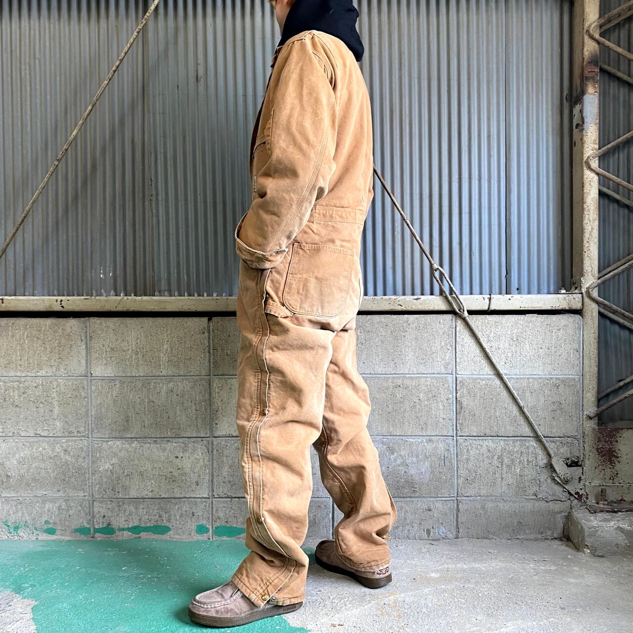 80年代 USA製 Carhartt カーハート ダック地 つなぎ メンズＷ40T