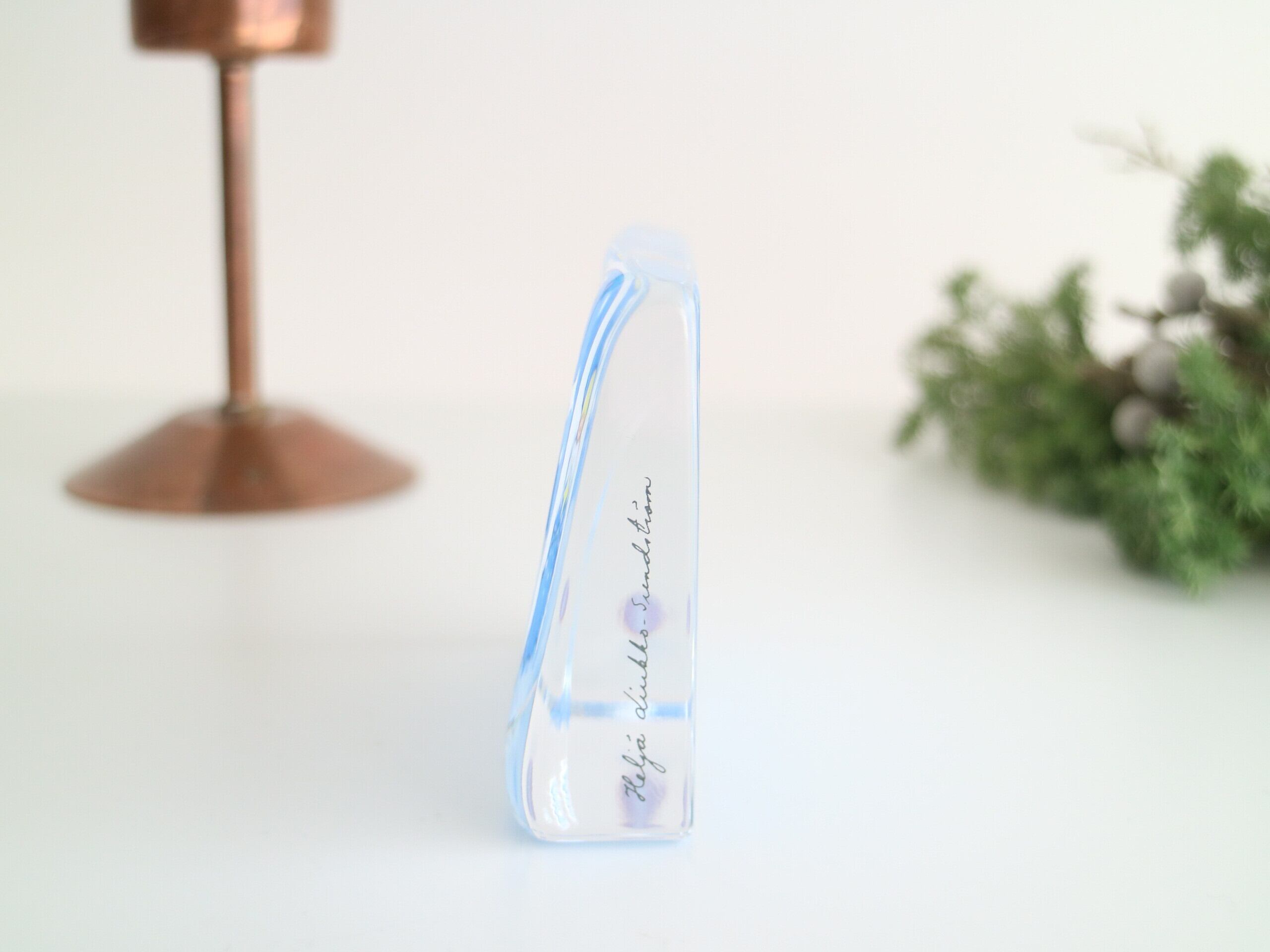 iittala イッタラ / Helja ヘルヤ / Ajatuksissa Enkelin ガラスカード