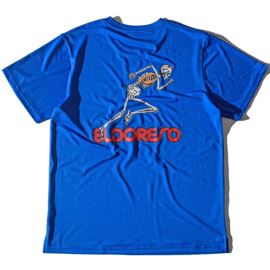 ELDORESO(エルドレッソ)Boneman Tee -Blue メンズレディース半袖Tシャツ