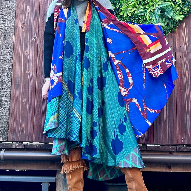 シルク巻きスカート1611