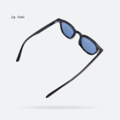 #AIRGRAM / GOLF&CITY 偏光サングラス /(形:ボスリントン 色:ブラック レンズ:ブルー) / TPGC-8031-3