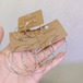 YINIAN シンプルフープピアス - 3サイズ展開 실속