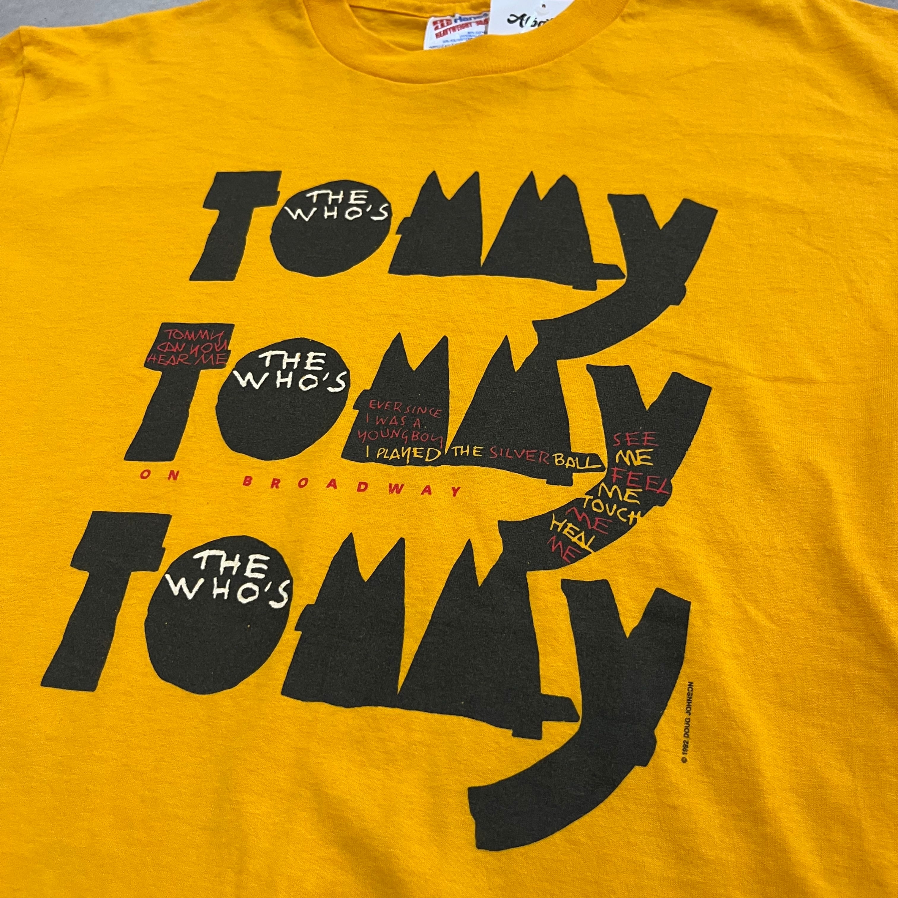 90s THE WHO ザフー トミー Tシャツ USA製 90年代 USA製 size:L 【 The Who's