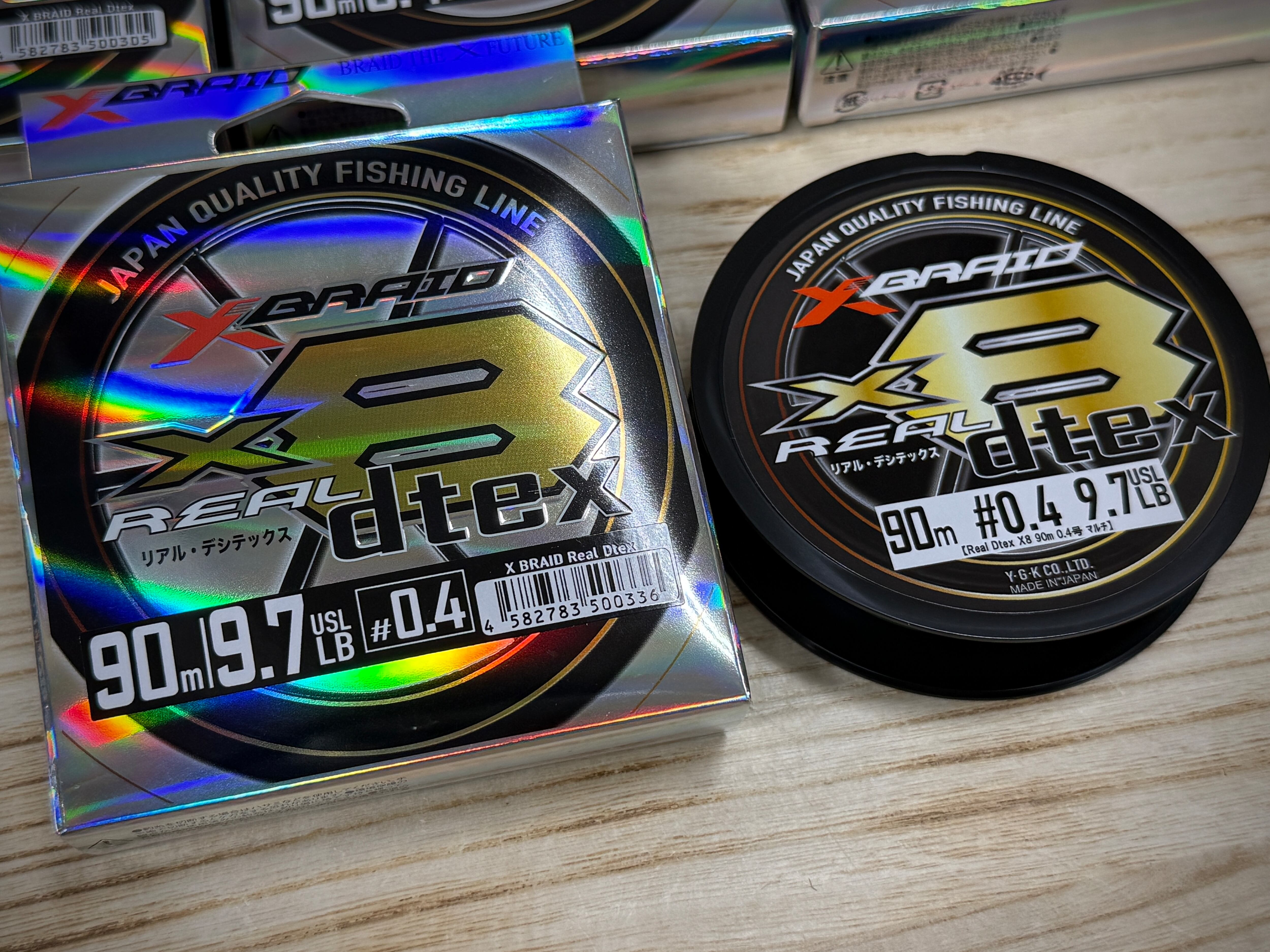 XBRAID REAL dtex X8 リアルデシテックスX8 90m #0.5【究極の細糸PE