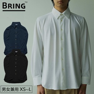 BRING(ブリング) DRYCOTTONY Dress Shirt ドライ ドレス シャツ 長袖 Yシャツ ユニセックス アウトドア 用品 キャンプ グッズ