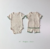 【取寄/韓国直送】Brodyjane 26/SM  ソフトボタニカルスタイ｜夏服｜韓国子供服