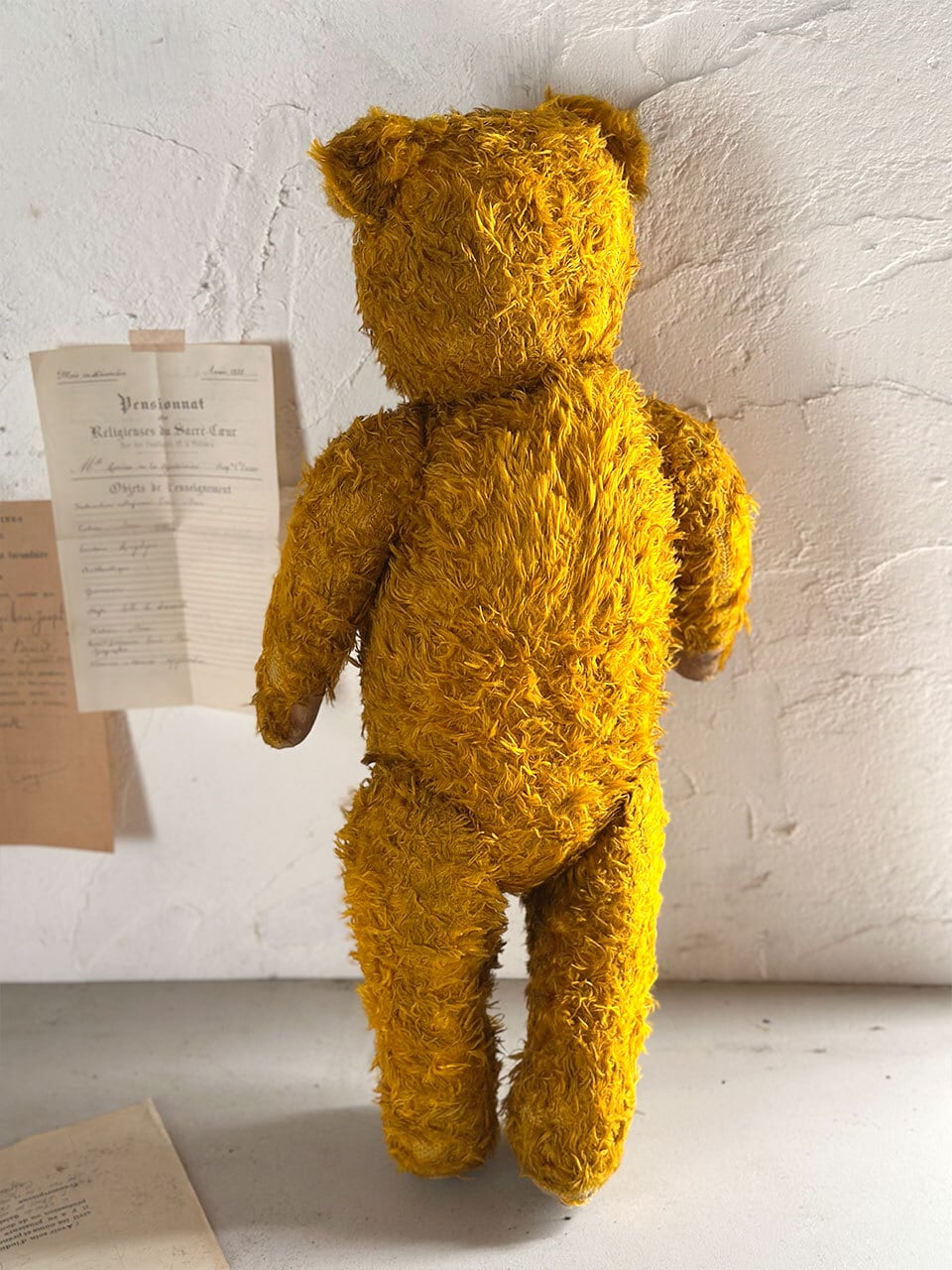 イエローベア 黄金色 クマのぬいぐるみ | Brocante de La Cocotte