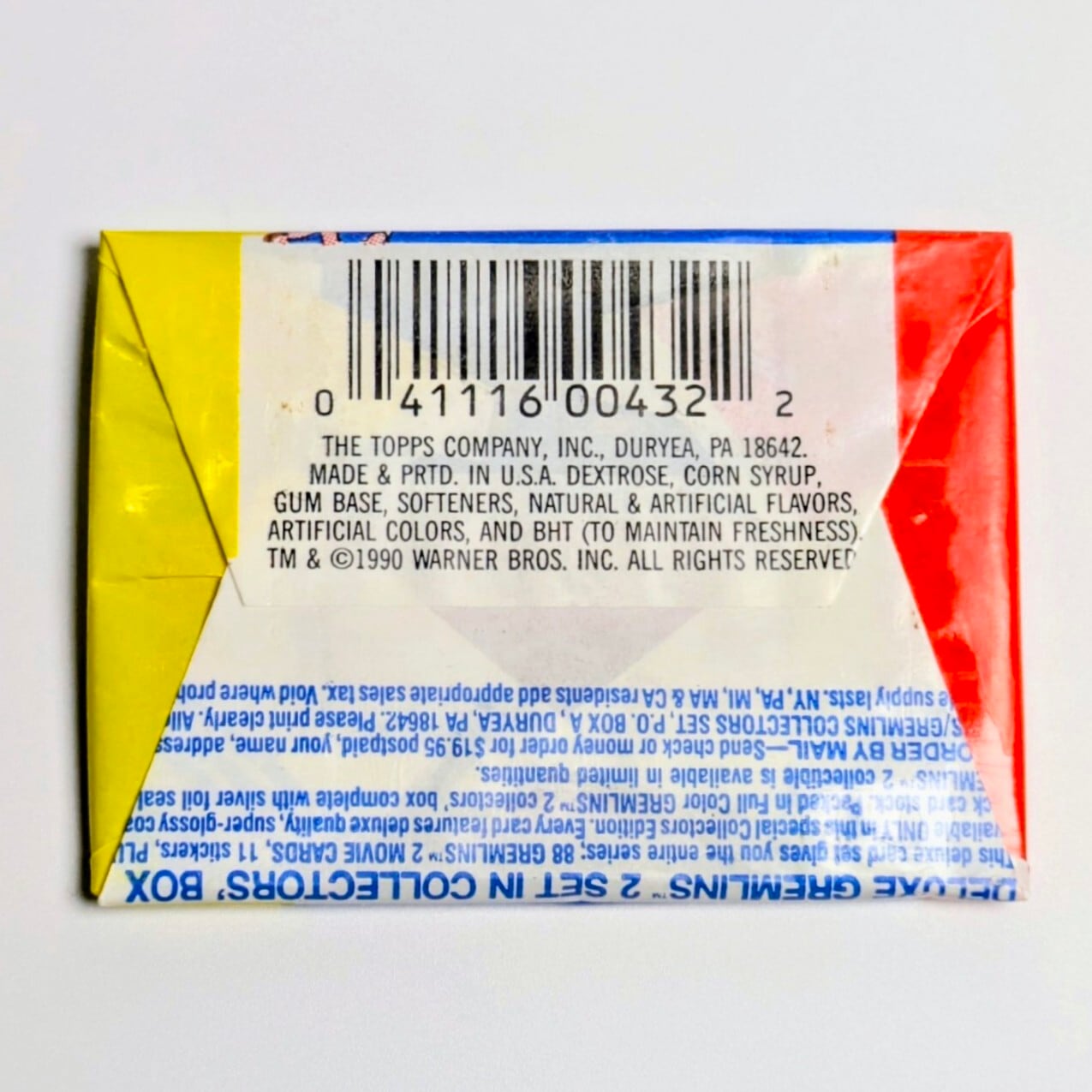 ☆送料無料！☆VINTAGE 1990 Topps【 グレムリン 2（Gremlins 2）Movie Cards 】VINTAGE トレーディングカード単品 （1個=9CARDS＋1STICKERS入）〚アメリカン雑貨 アメトイ〛