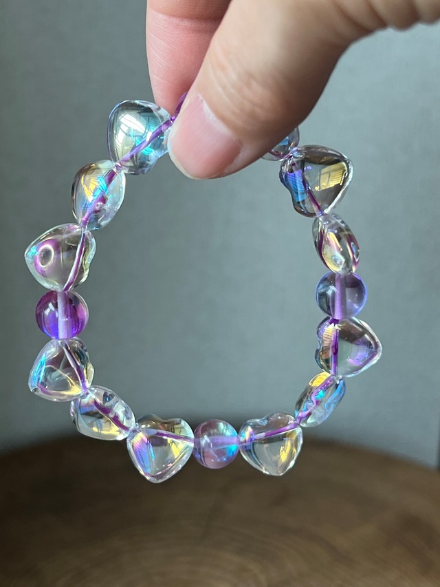 【純粋のパワー値】【ルミナス(luminous)】レインボーハートルナフラッシュ ブレス