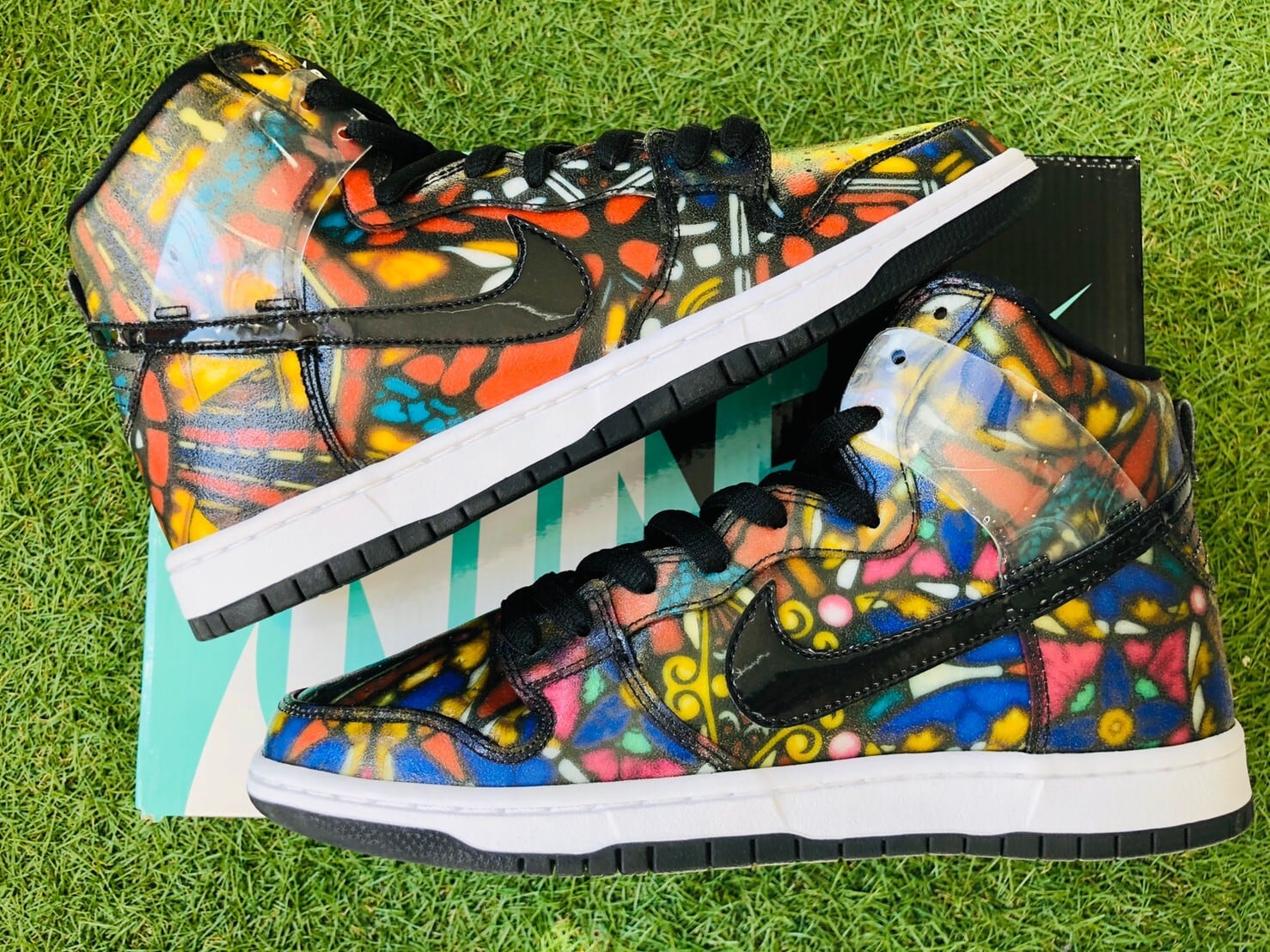 NIKE CONCEPTS DUNK HIGH SB STAINED GLASS