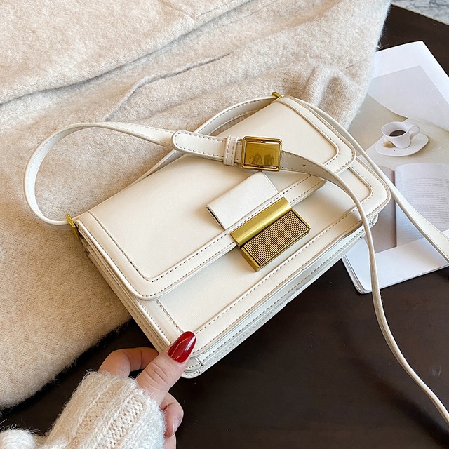 スタイルレッド スクウェア メッセンジャーバッグ 手作りハンドバック8217619556