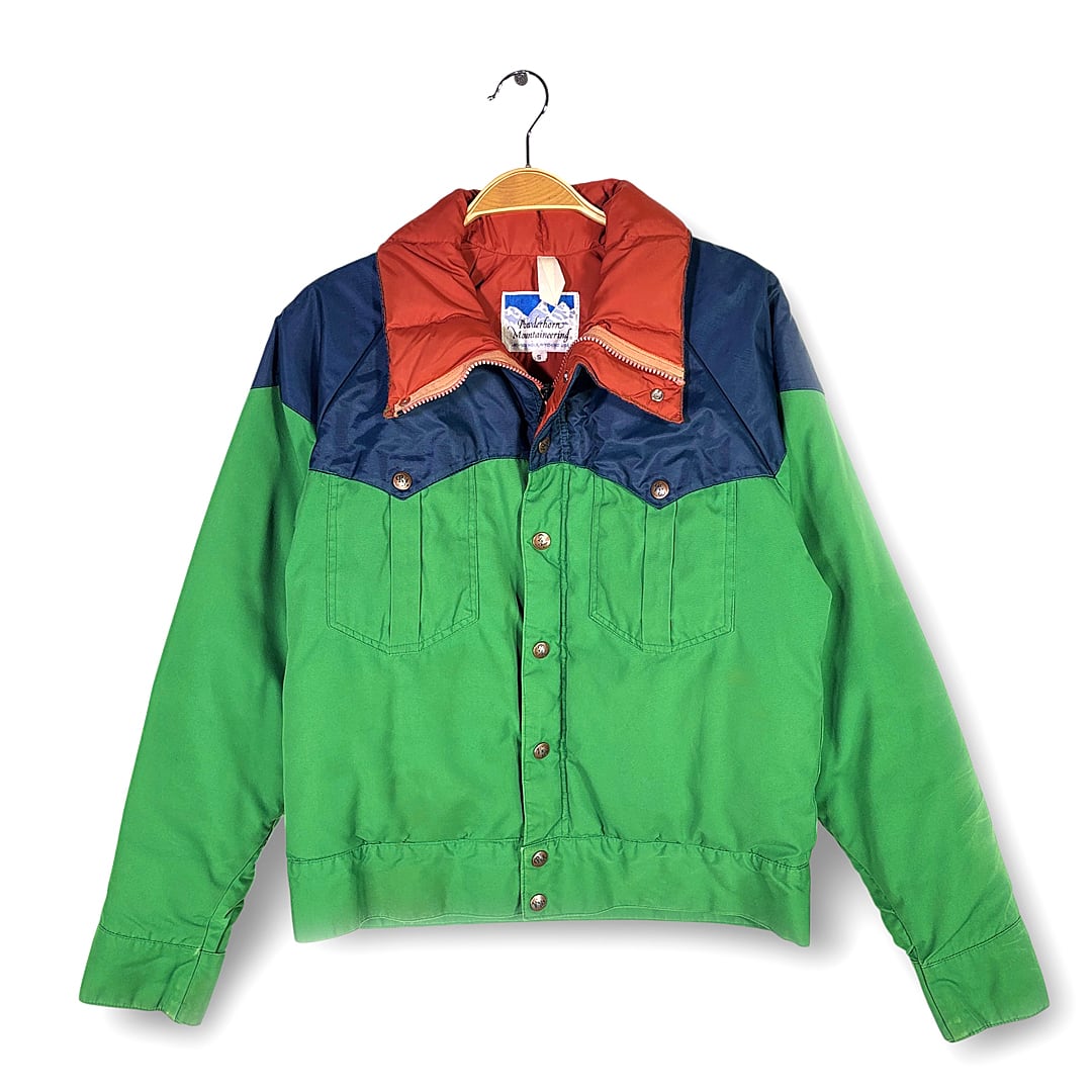 90s コロンビア USA製 フリースジャケット フルジップ ブルー