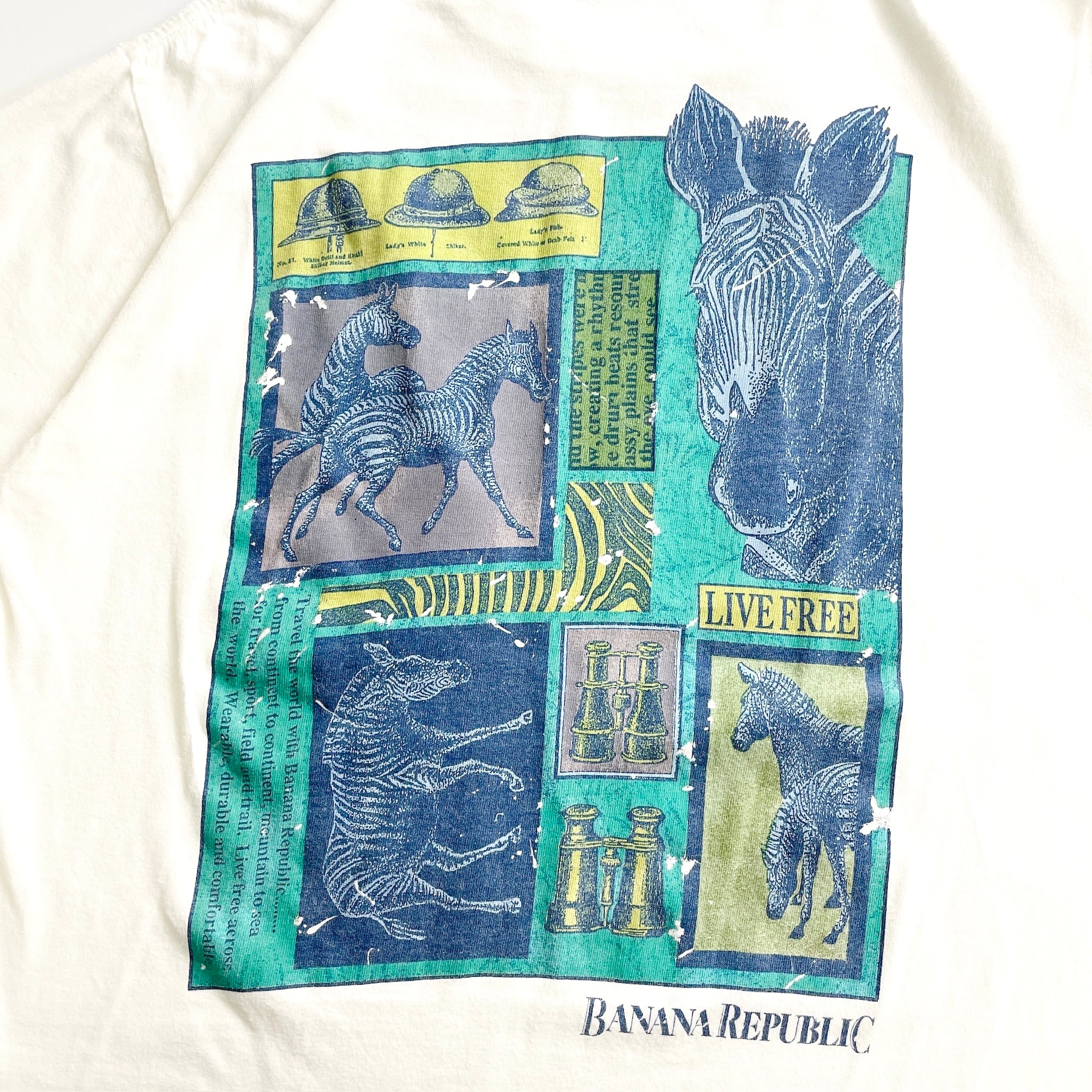 90s Banana Republic Zebra Tee