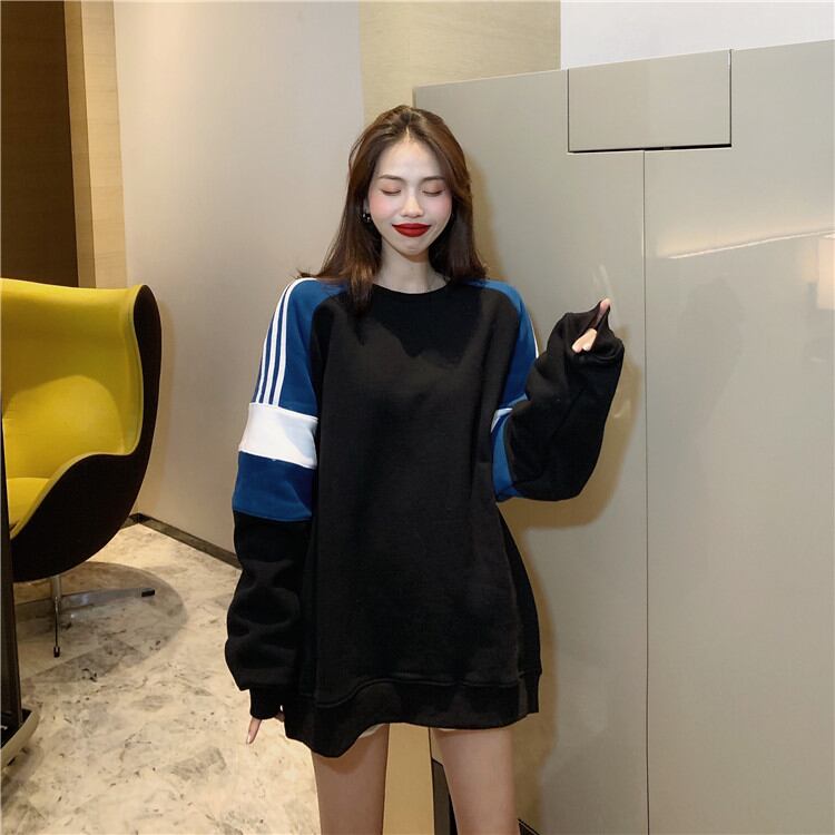 早い者勝ち 冬 バーカー 長袖 ラウンドネック 縫付 中・長セクション 快適である 小さい新鮮な 怠惰な風