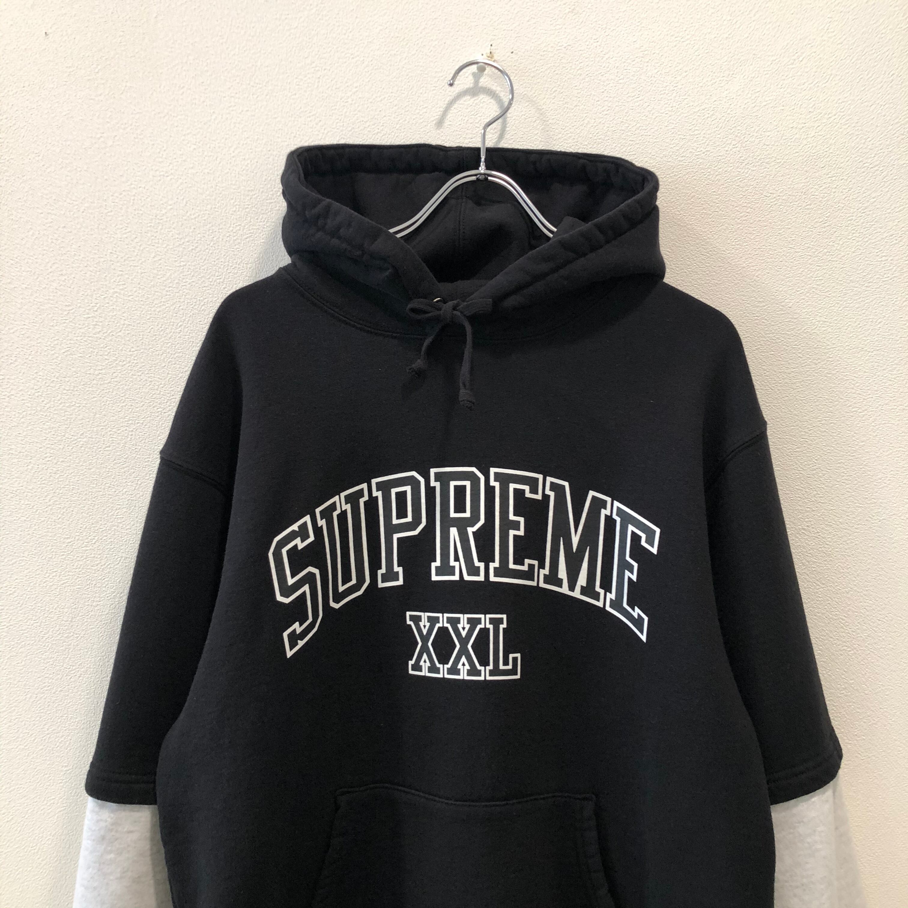 supreme XXL hooded sweatshirt 