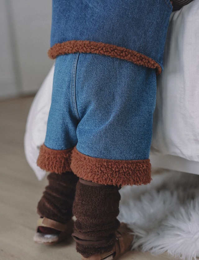 予約⌇onu/ Denim fleece pants