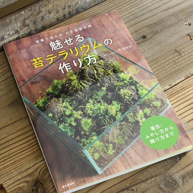 The Book "How to make a fascinating moss terrarium" (set up / layout  technique) Technique ＊language: Japanese | moss terrarium shop michikusa