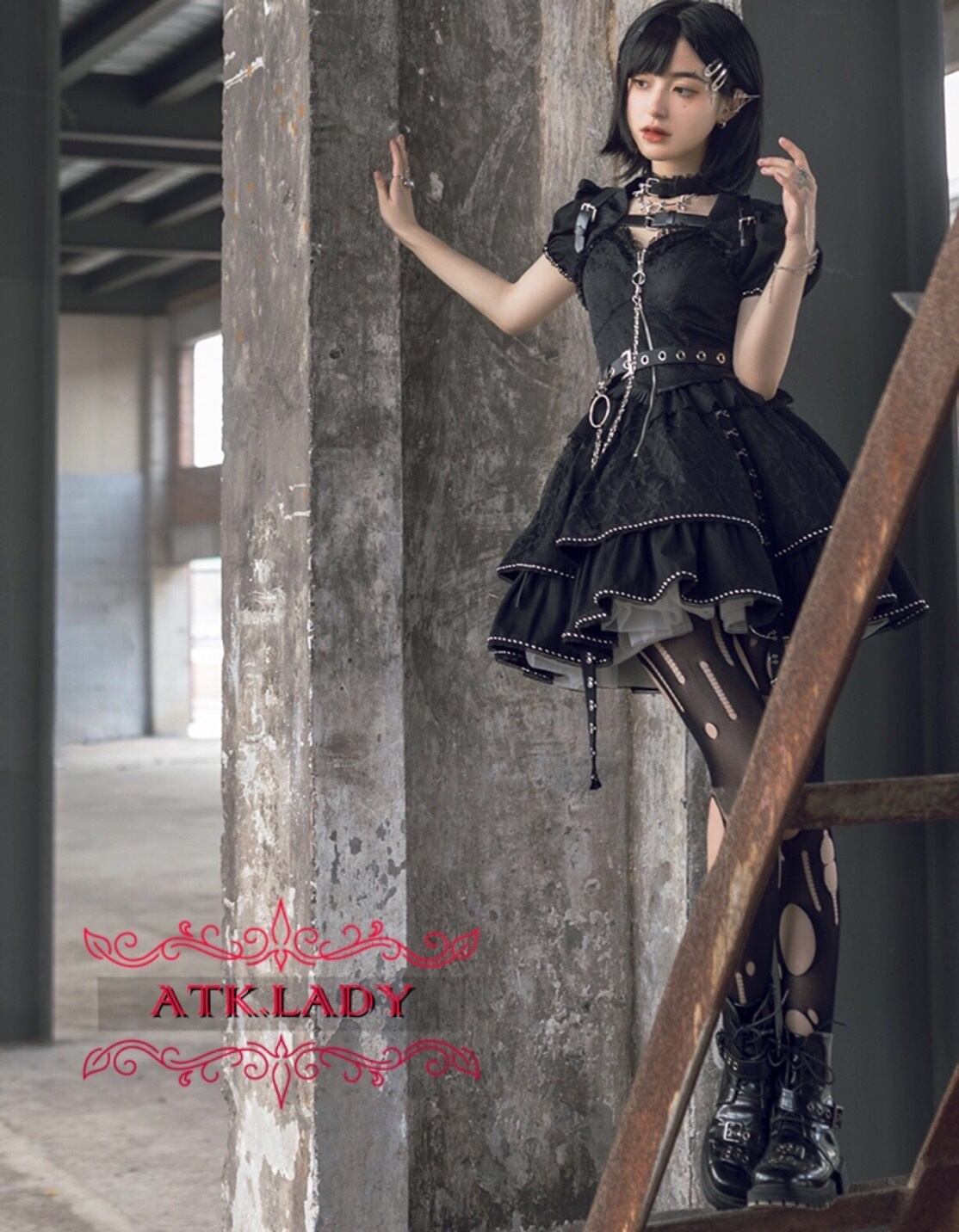 ATK.LADY】L2714 Rock little devil【ロックな小悪魔】インフル