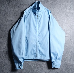 “LONDON FOG” Light Blue Stand Collar Swing Top Blouson