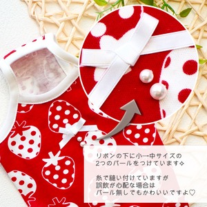 いちごとパールのキャミワンピ✧