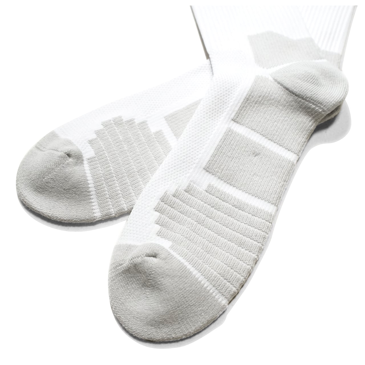 M.R socks <White×Gray×R.Orange> - 画像2