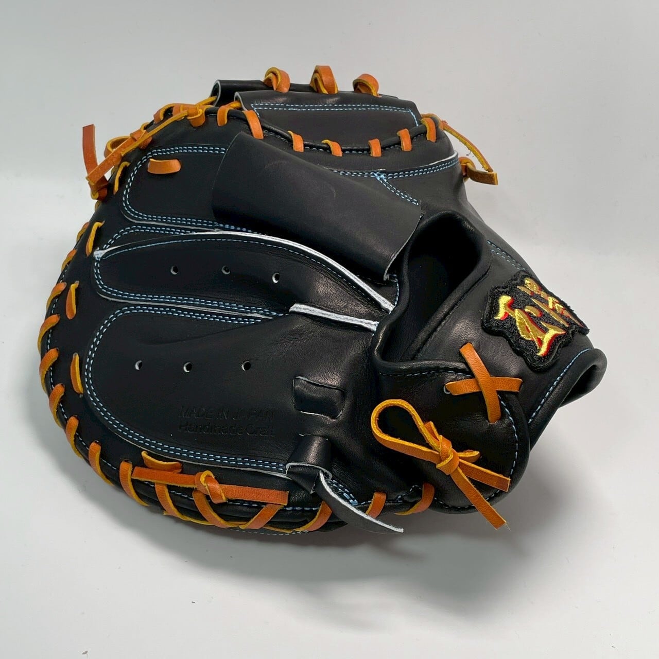 【硬式】玉澤 キャッチャーミット DELUXE TKC-TL2DX型 右投げ(本体:ブラック×紐:タン)|タマザワ_02