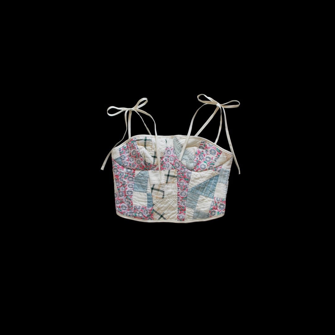 Re; project / 【Fragments Bustier】1920s American Patchwork Quilted