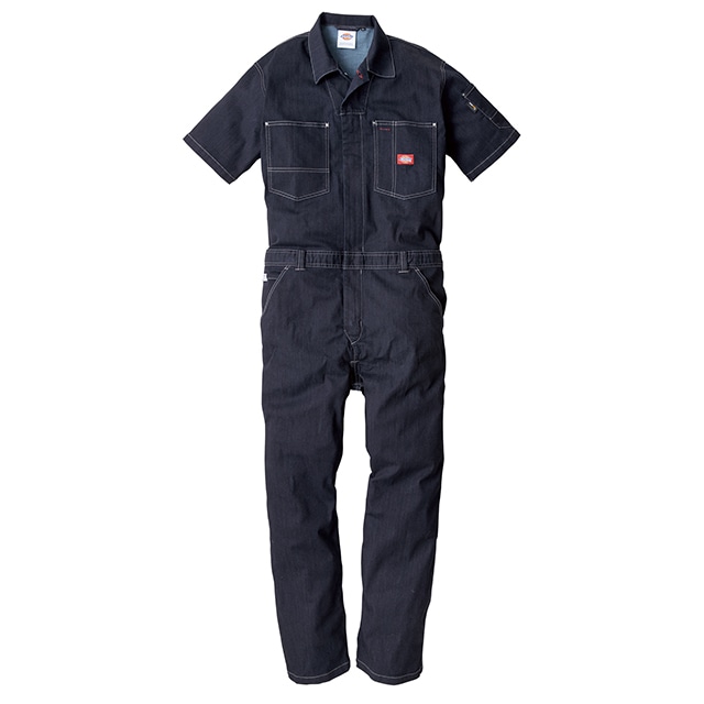 Dickies　CORDURA?ストレッチデニム半袖ツナギ　D-752