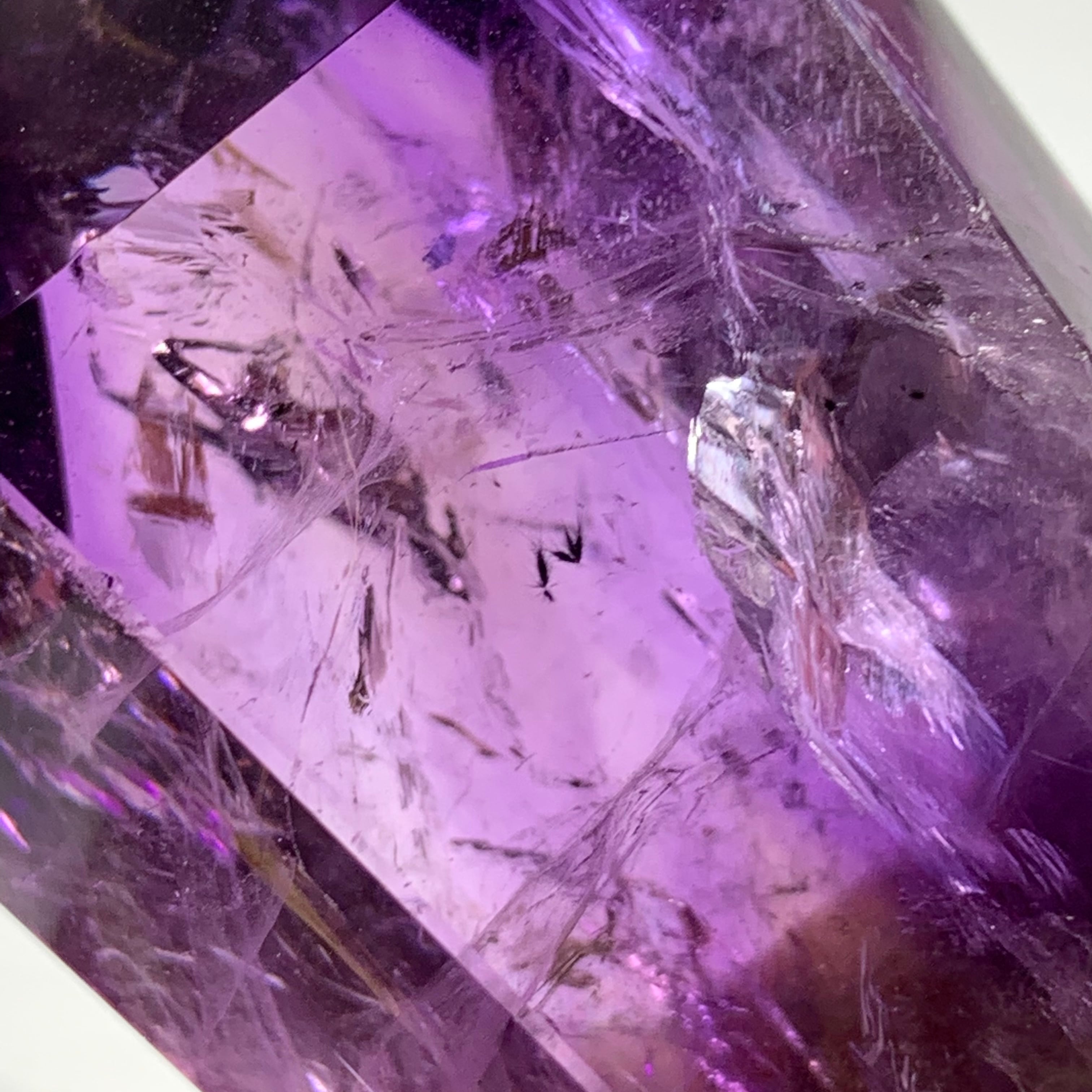 ロマネシュ鉱入りアメジスト　ワンド 希少☆ロマネシュ鉱入り・色合い美麗☆アメジスト ワンド