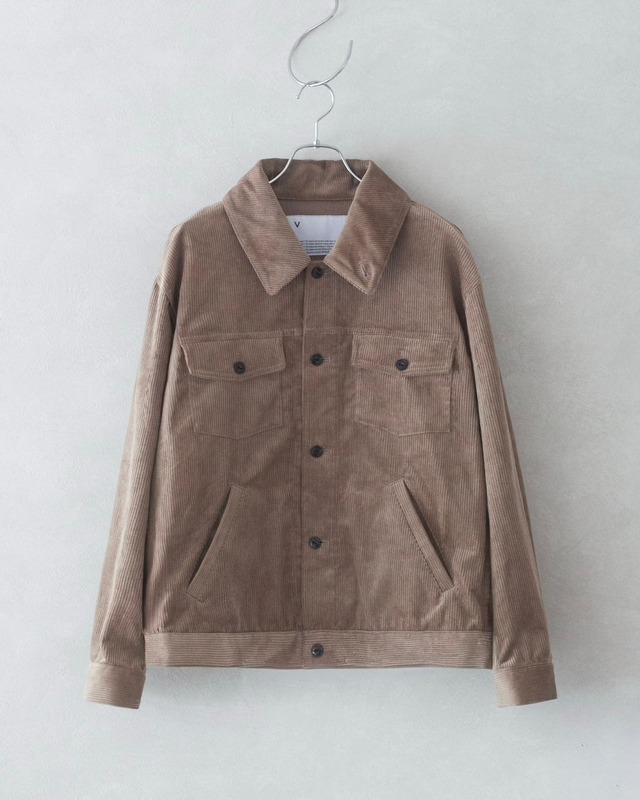 VOAAOV 8W STANDARD CORDUROY Work Jacket GREGE