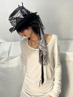 "Shohei Takamiya" Noir Horn Straw Hat