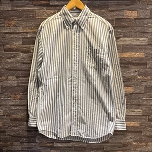 BROOKS BROTHERS OXFORD STRIPE B.D SHIRT