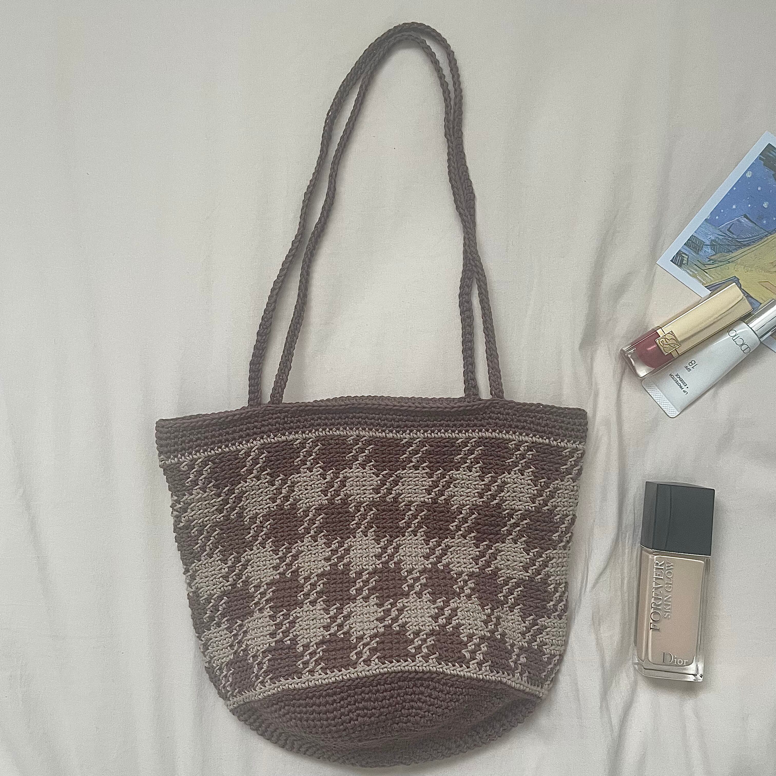 ブラウン バスケット編み ショルダーバッグ 【公式通販】